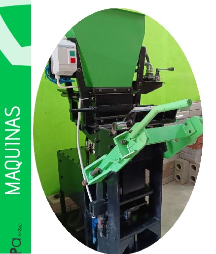 Máquina Hidraulico Manual para fabricación de EcoLadrillos